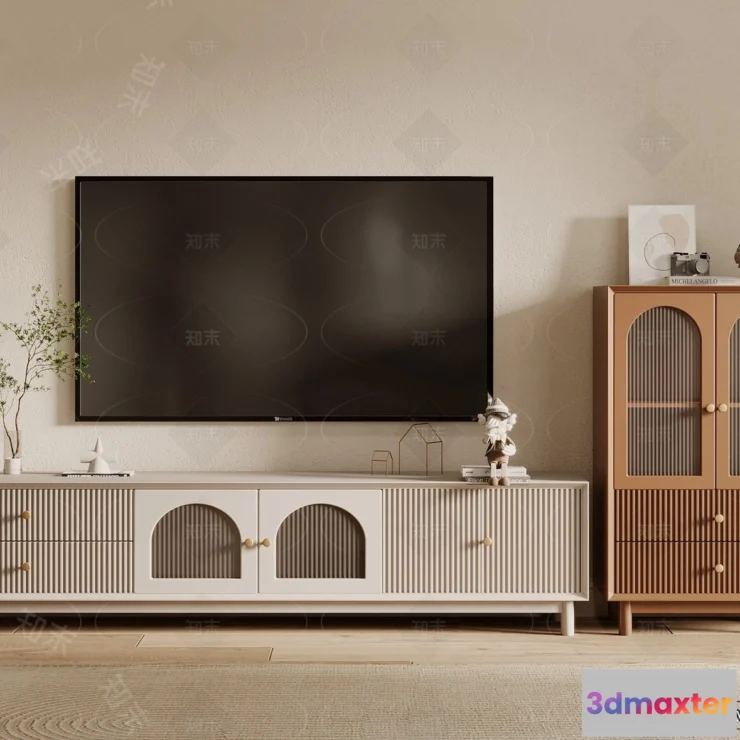 1360477 - TV Cabinet 3D Models - 3D Furniture for Interior Design - 059 3D Max