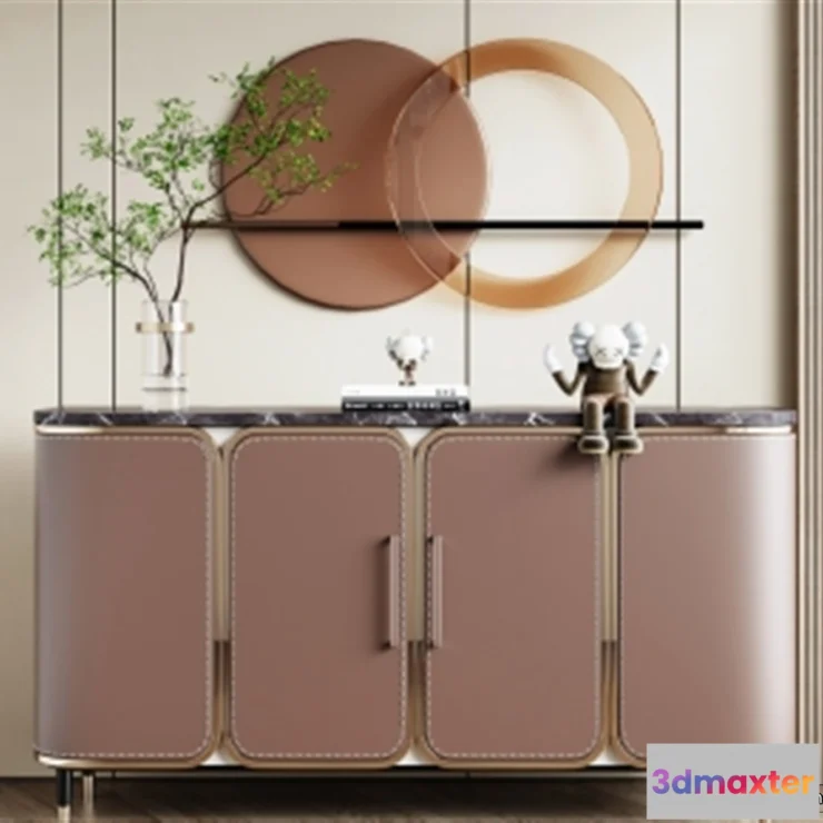 1362615 - Side Cabinet and Racks - 3D Models for Interior - 050 3D Max