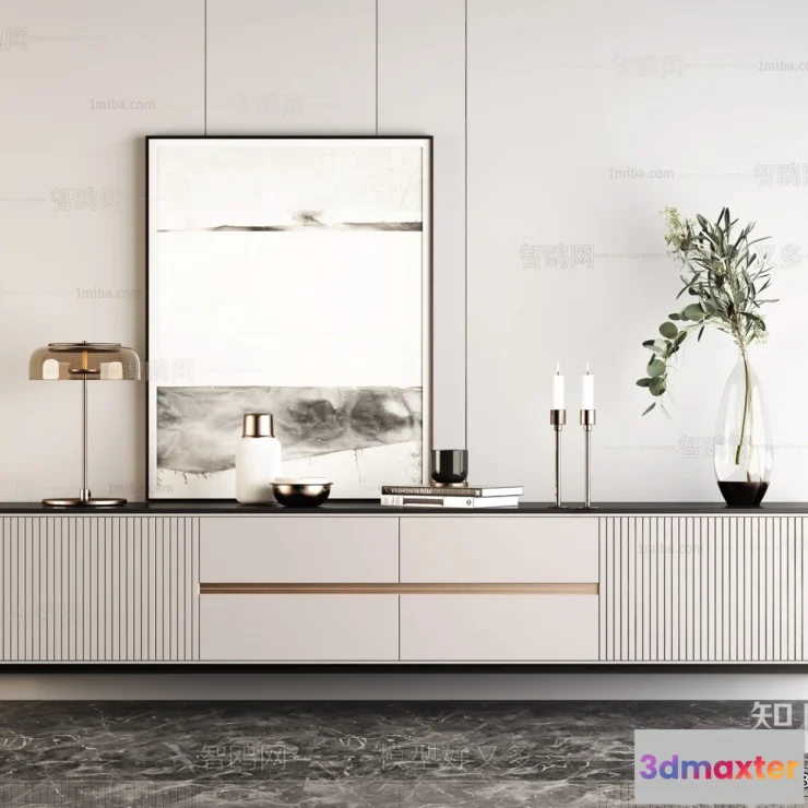 1365013 - TV Cabinet 3D Models - 3D Furniture for Interior Design - 126 3D Max