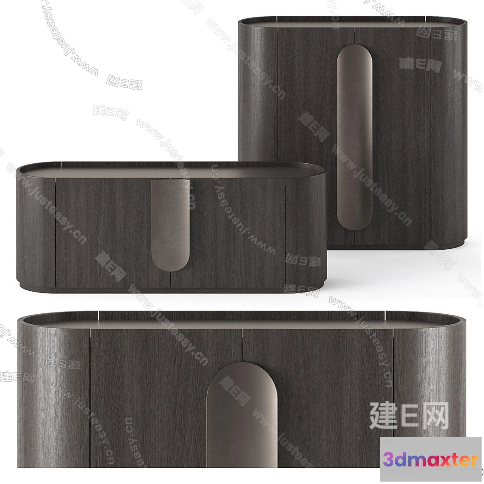 1365537 - Side Cabinet and Racks - 3D Models for Interior - 094 3D Max