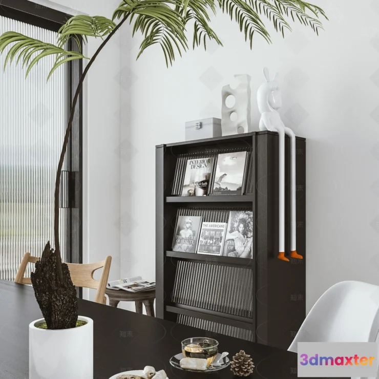 1366076 - Side Cabinet and Racks - 3D Models for Interior - 102 3D Max