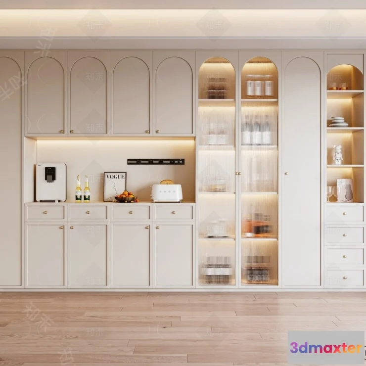 1379865 - Wine Cabinet 3D Models - 3D Furniture for Interior Design - 089 3D Max