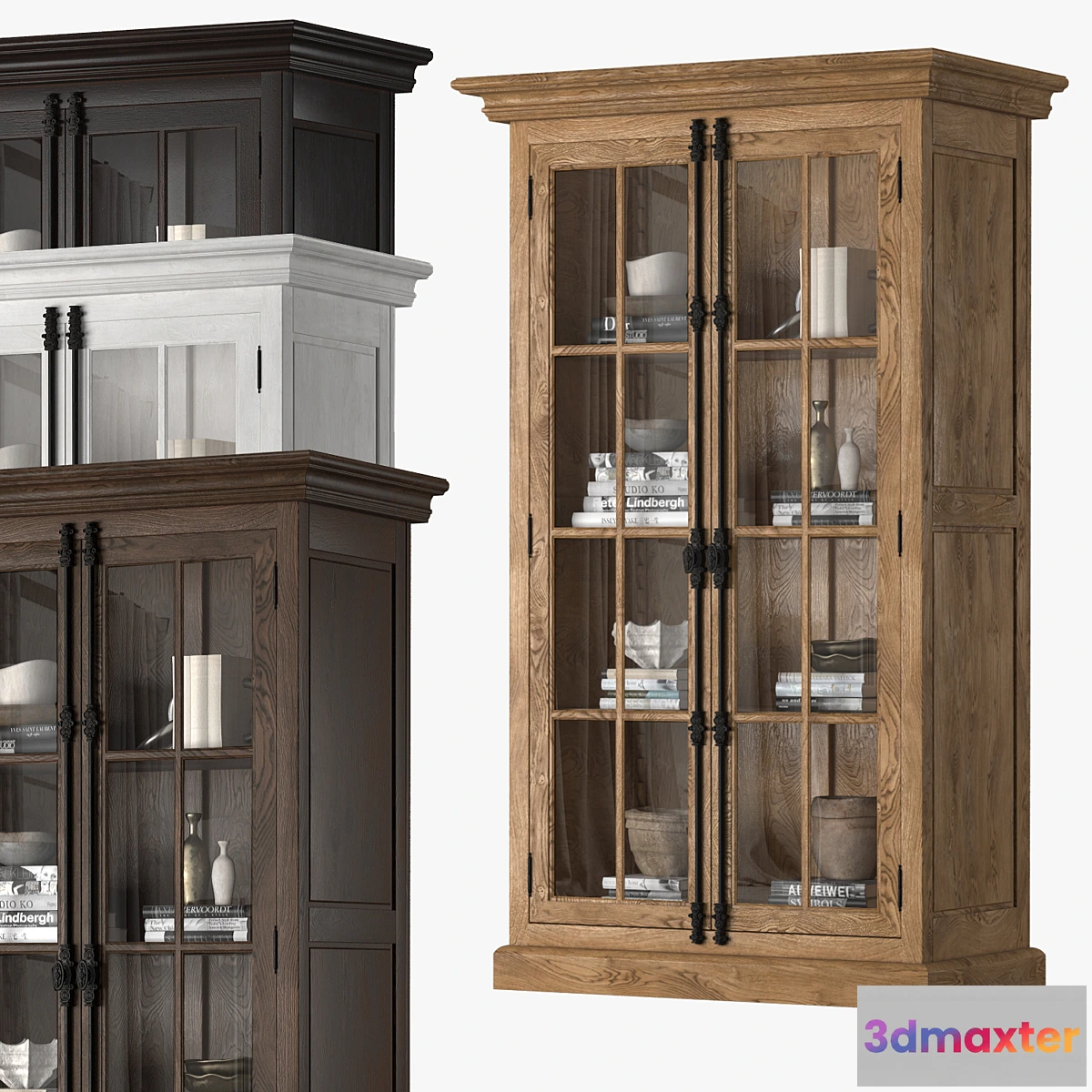 1394972 - FRENCH CASEMENT DOUBLE-DOOR CABINET 3D Max