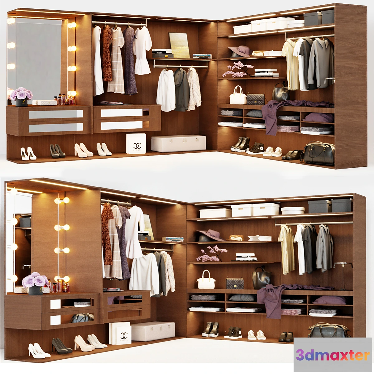 1395598 - Wardrobe OPEN Besana 3D Max