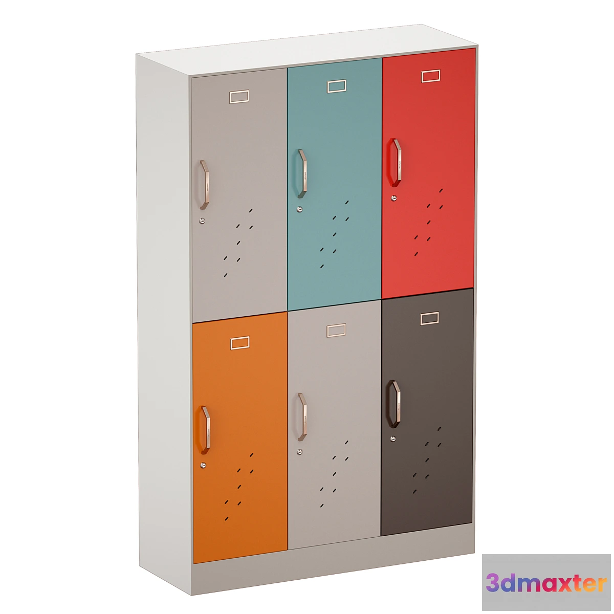 1395774 - Sports locker for changing room 3D Max