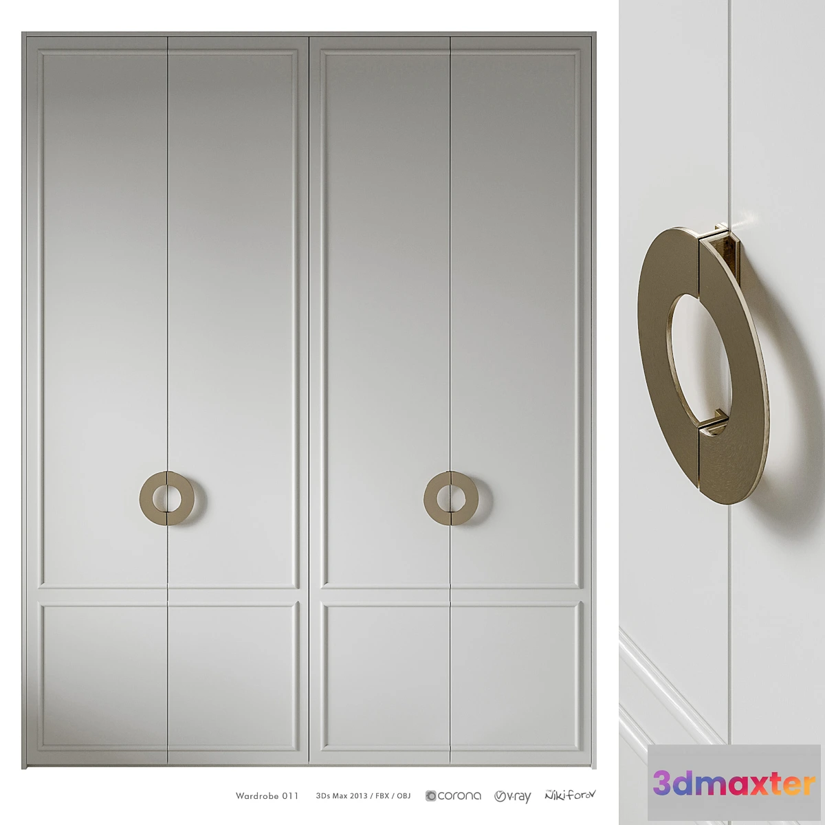 1400526 - Wardrobe 011 3D Max