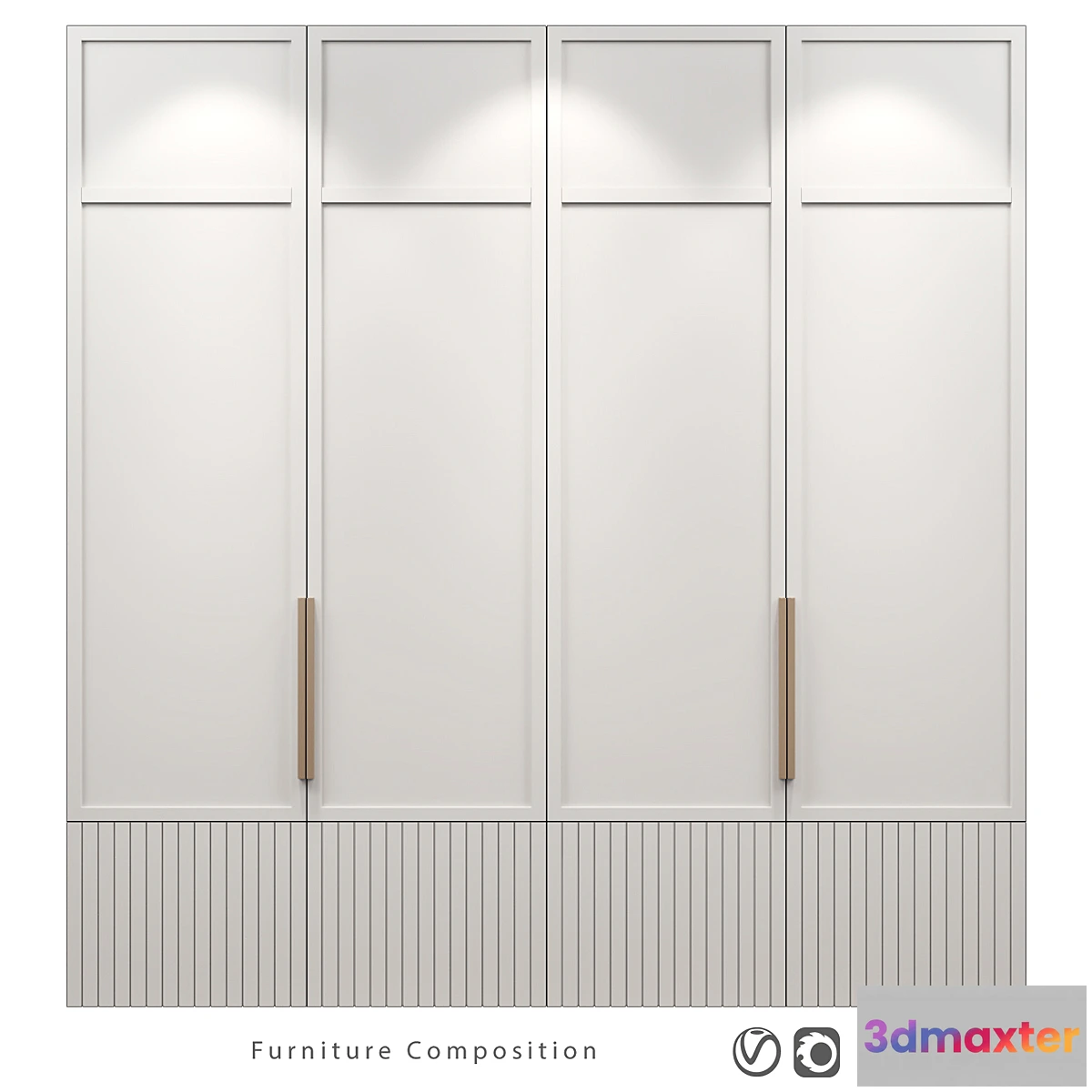 1401102 - Furniture composition  330 3D Max