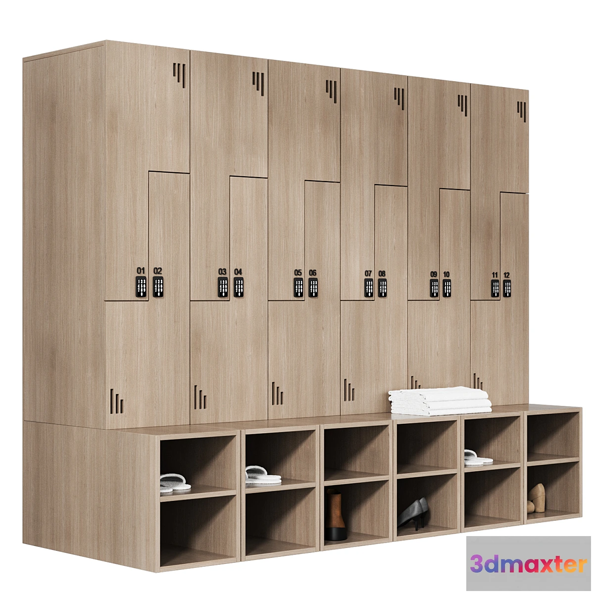 1401304 - Gym Locker 3D Max