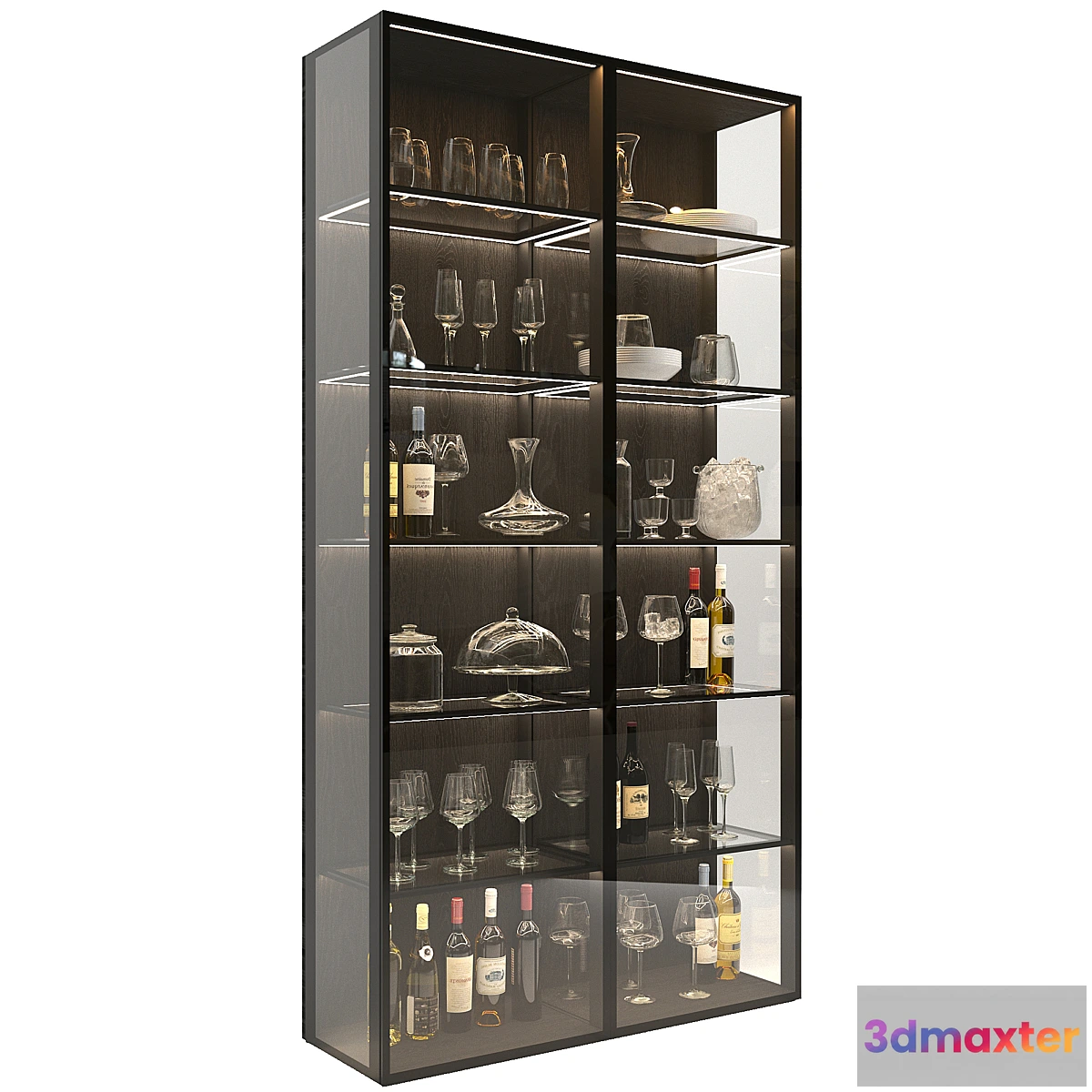 1405366 - Set of dishes 3D Max