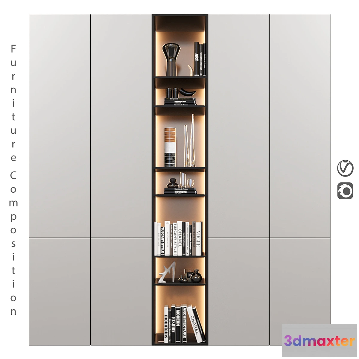 1405434 - Furniture composition  146 3D Max