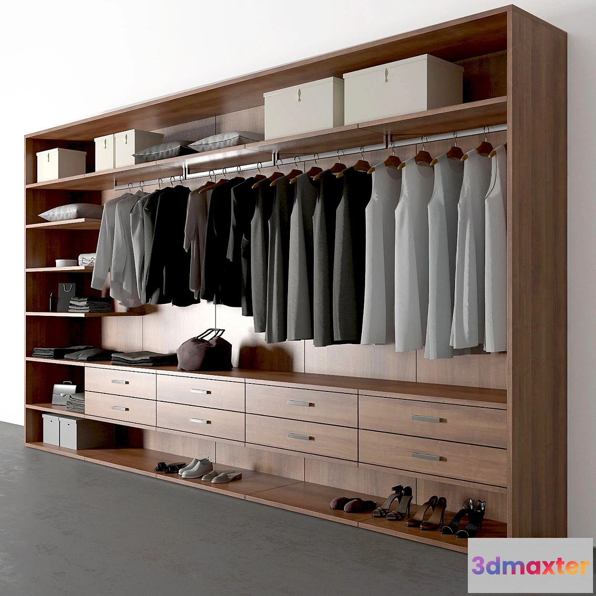 1408336 - Poliform wardrobe 3D Max