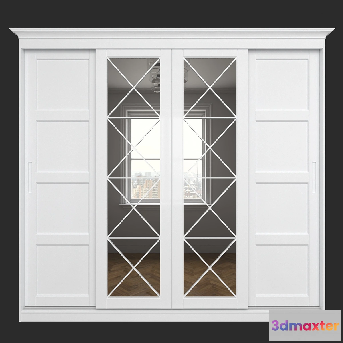 1412722 - Sliding wardrobe SKM-80 (10) 3D Max