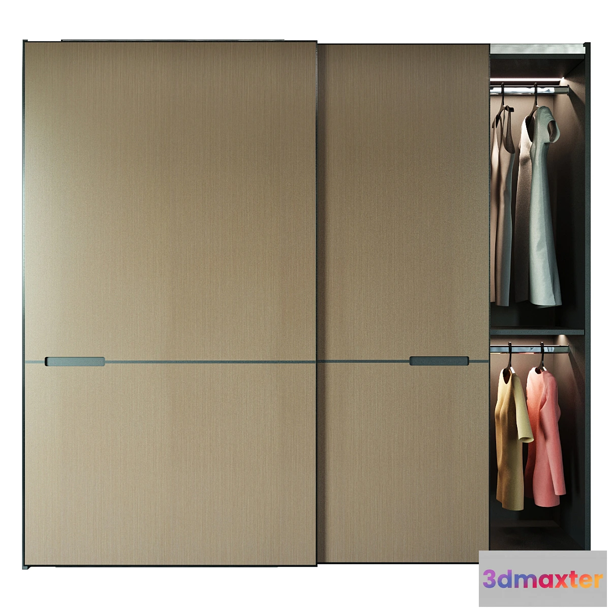 1418164 - Modern laconic wardrobe 3D Max