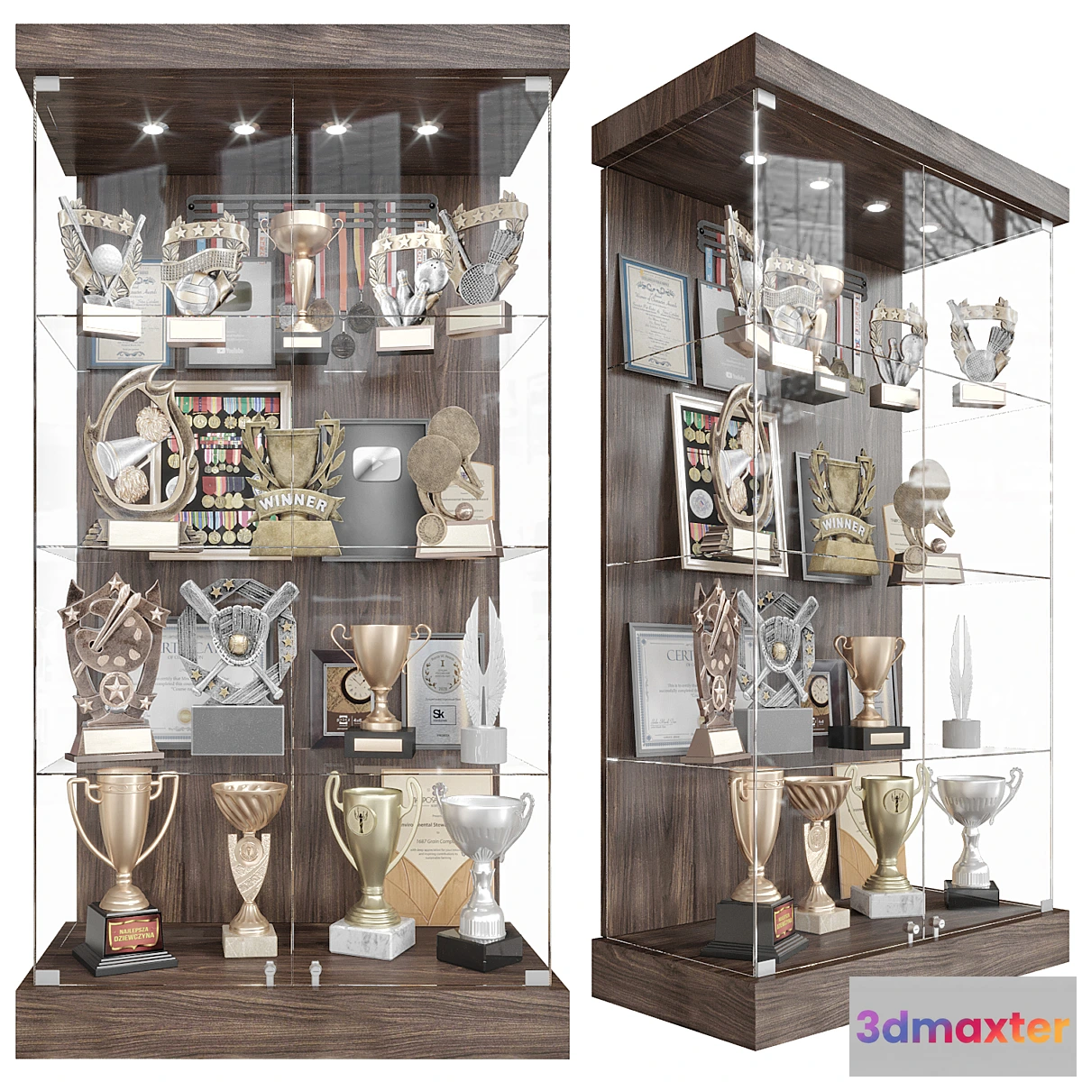 1421854 - Award cabinet 2 3D Max