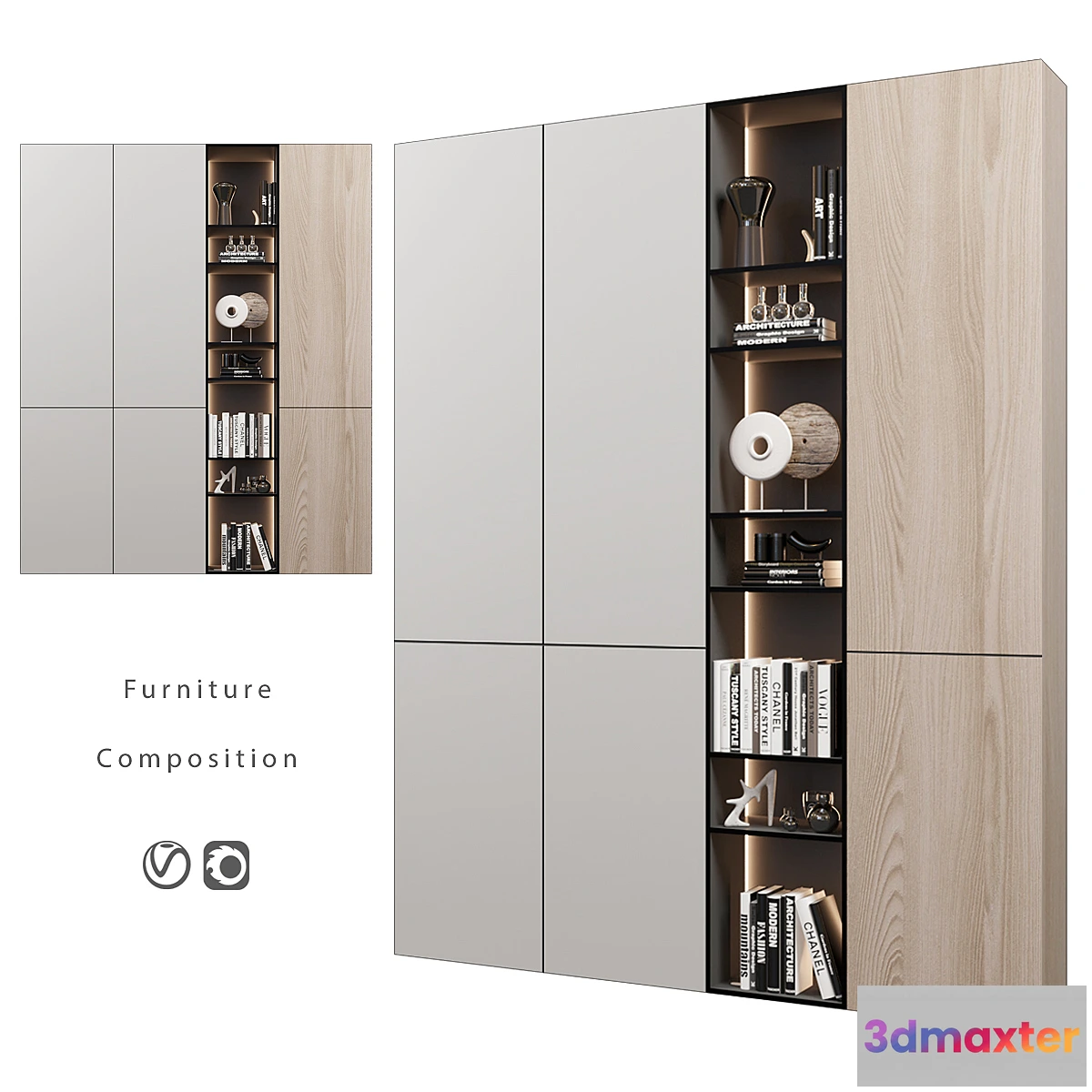 1424706 - Furniture composition  393 3D Max