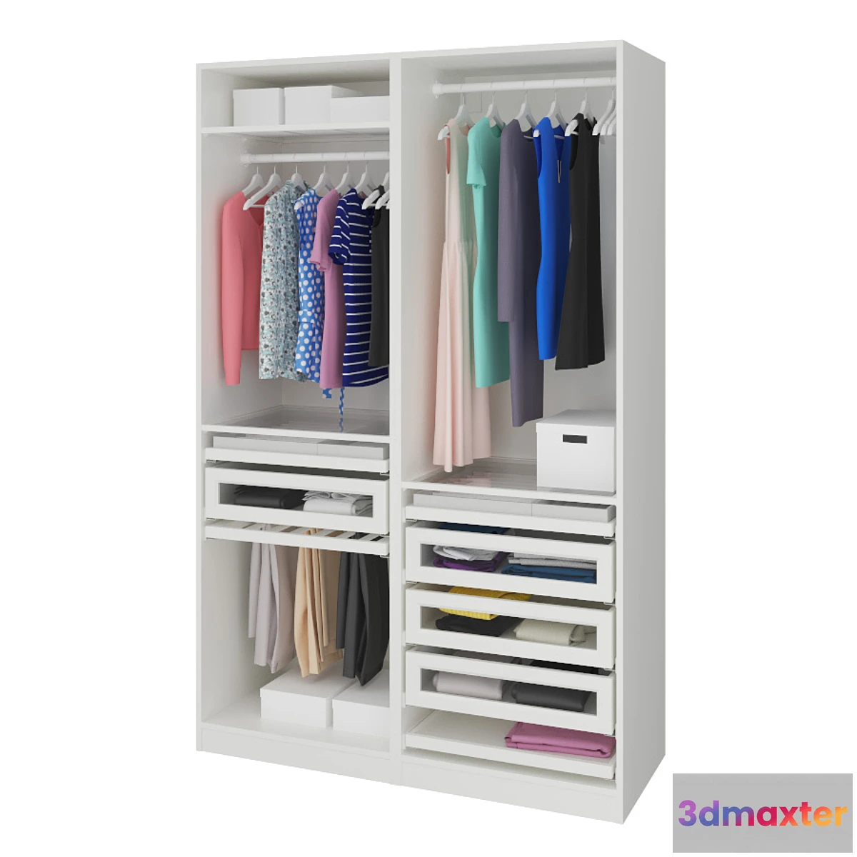 1425426 - Wardrobe Ikea Pax 3D Max