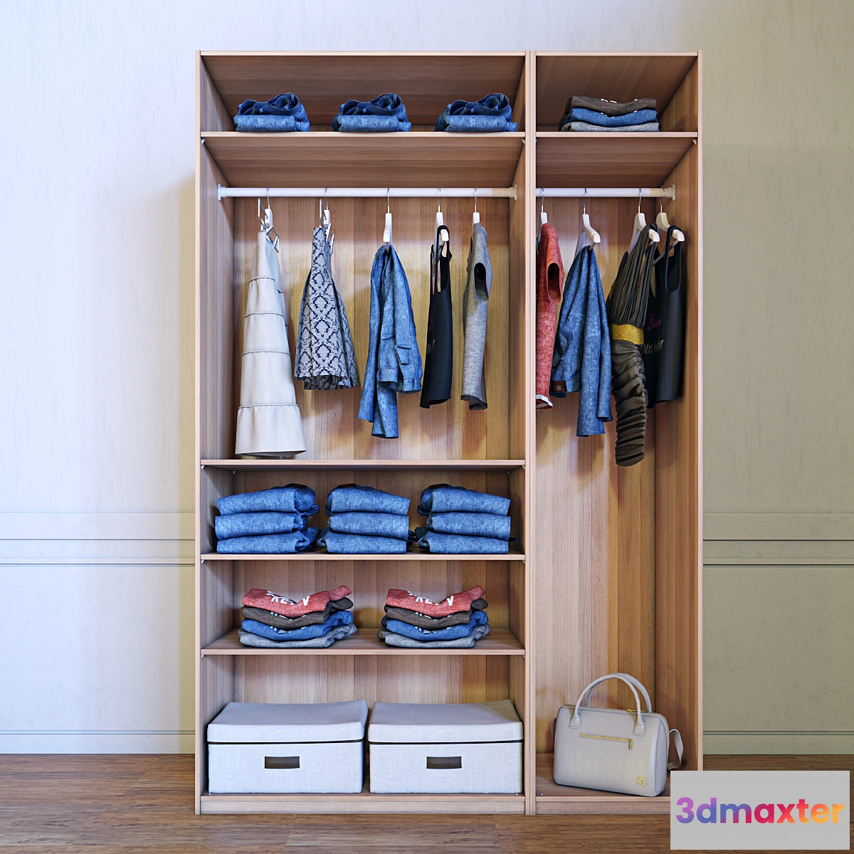 1429202 - Ikea Wardrobe 3D Max