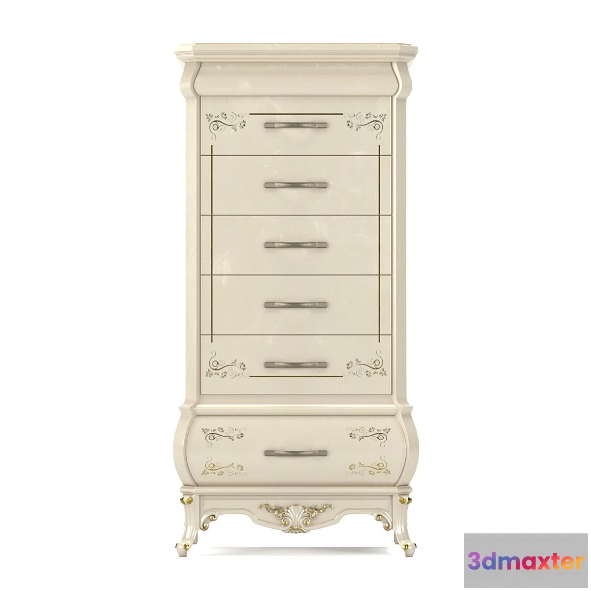 1432556 - Wardrobe with pattern 3D Max