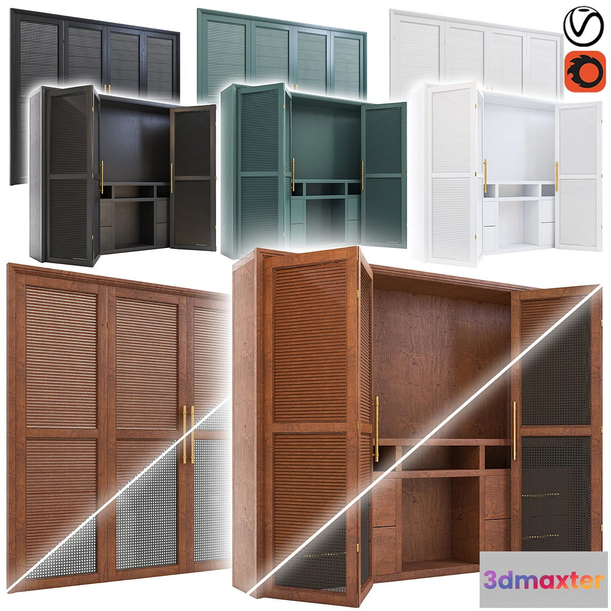 1434534 - Wardrobe-set02-S.mgdm.F 3D Max
