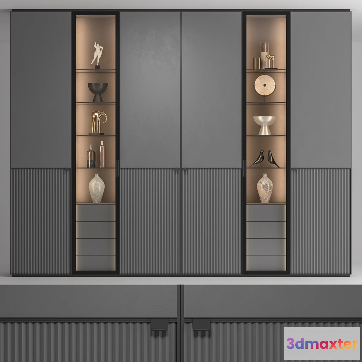 1434608 - Rimadesio Modulor cabinet V2 3D Max