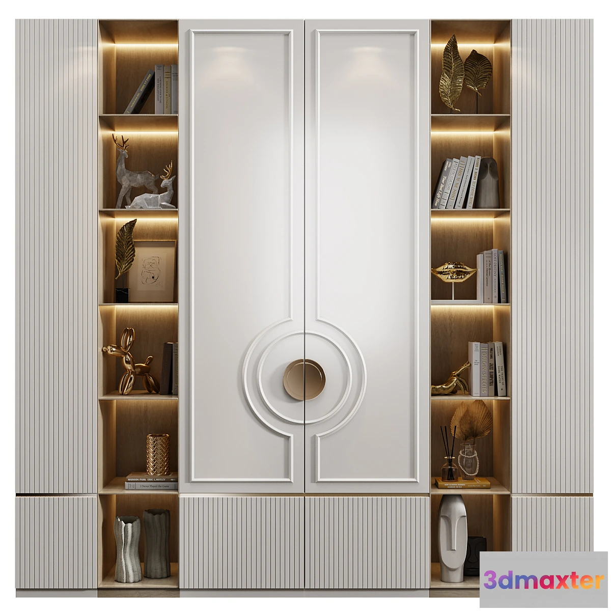1435524 - Neoclassical wardrobe 08 3D Max