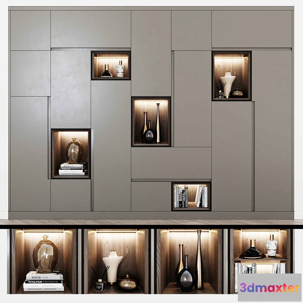 1435618 - Contemporary wardrobe 09 3D Max