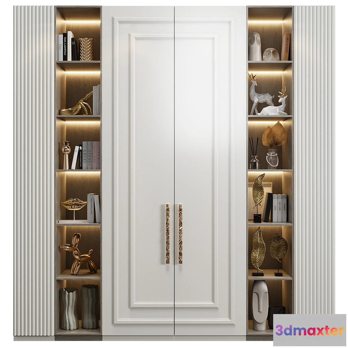 1441602 - Neoclassical wardrobe 06 3D Max