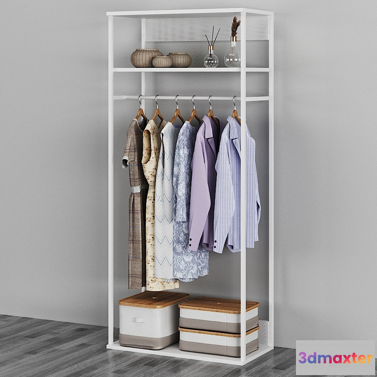 1442024 - IKEA  OPHUS Open module for clothes 3D Max