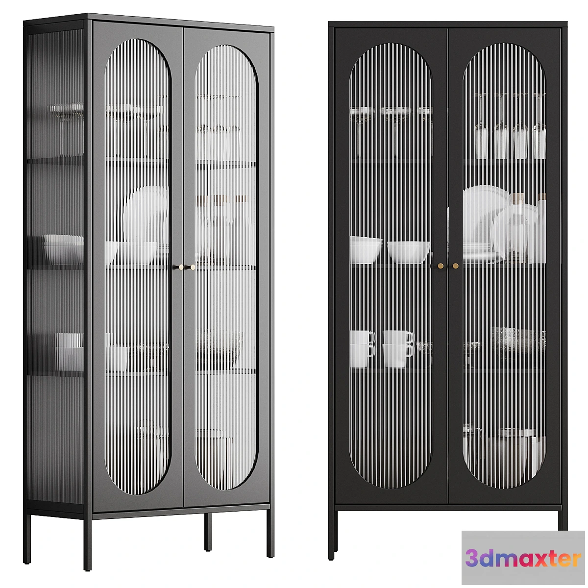 1442170 - Showcase with decor 001  LARENNE Laredoute 3D Max