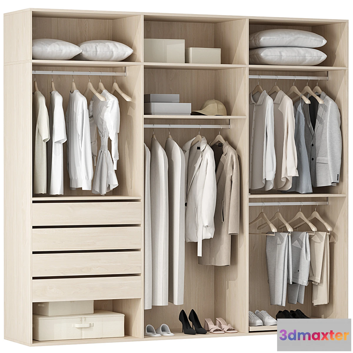 1442284 - Wardrobe Set 01 3D Max