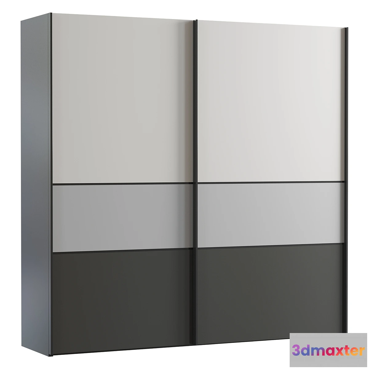 1443062 - Sliding wardrobe Trio 3D Max