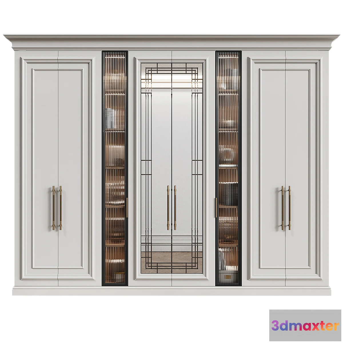 1445056 - Modular wardrobe in neoclassical style 10 3D Max