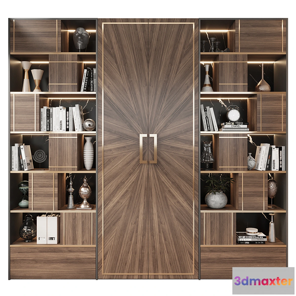 1446226 - Furniture composition MLK-38 3D Max