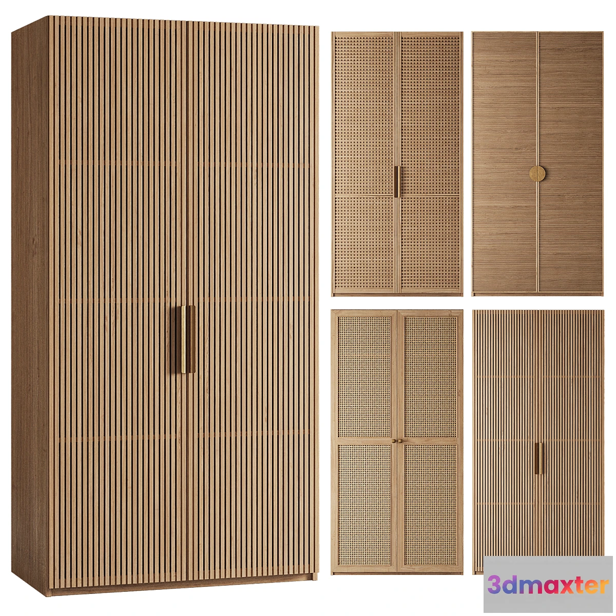 1448552 - Wardrobe 4 types 3D Max
