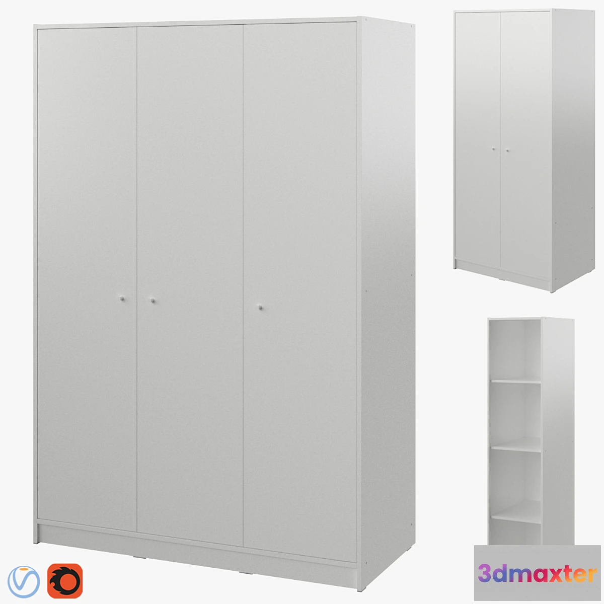 1449056 - IKEA Kleppstad 3D Max