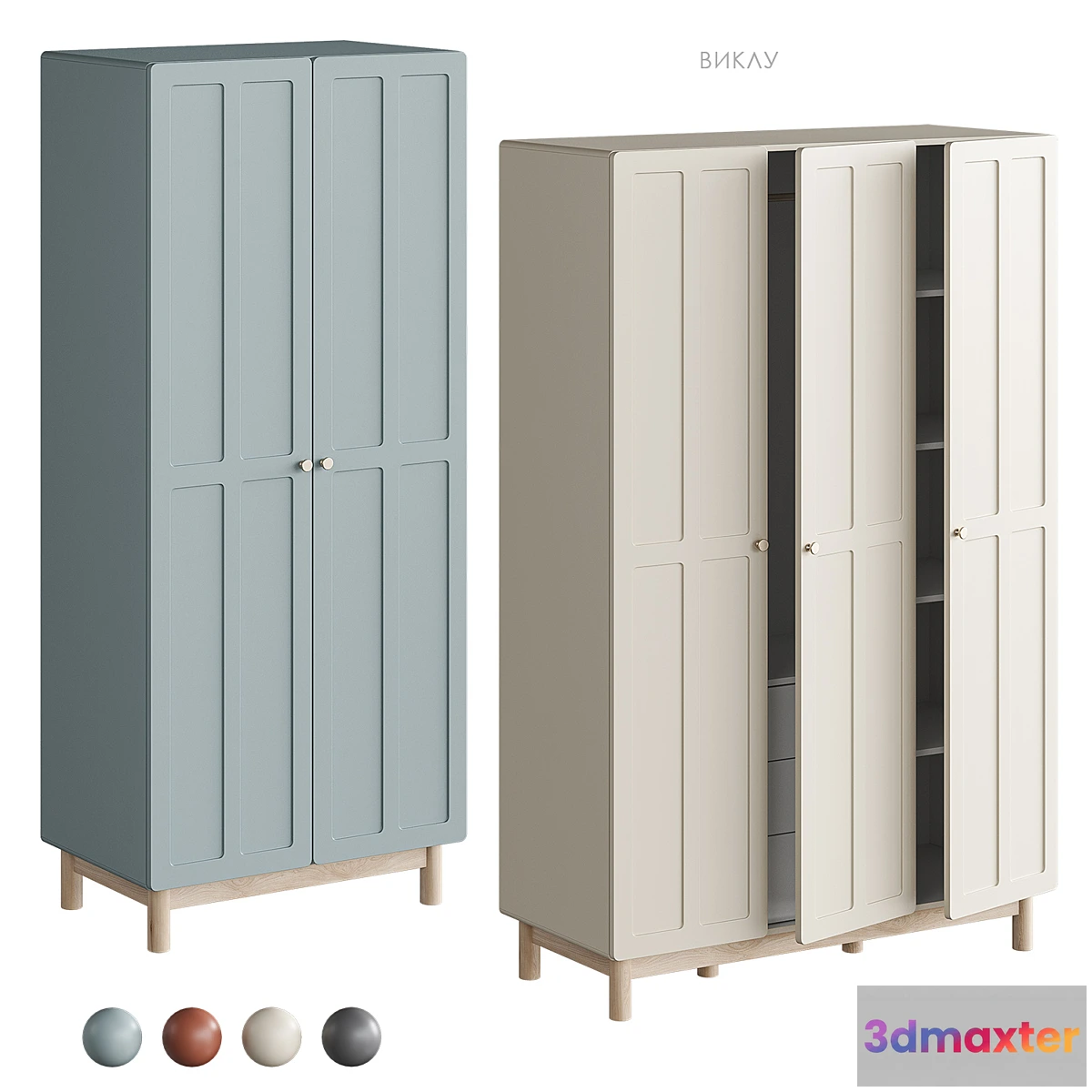 1452250 - Vikla swing wardrobe Divan.ru 3D Max