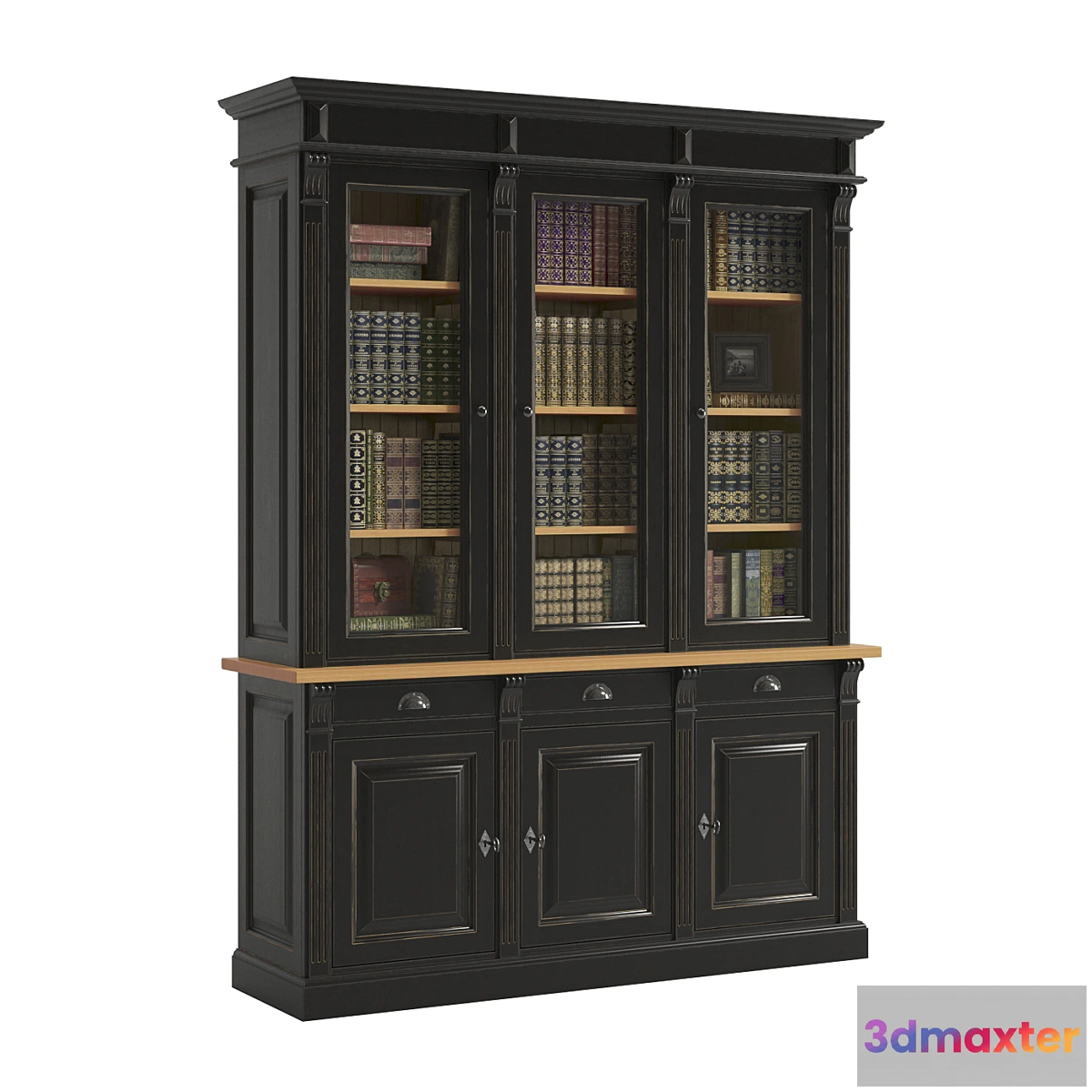 1457880 - MONIQUE FURNITURE bookcases 2 3D Max