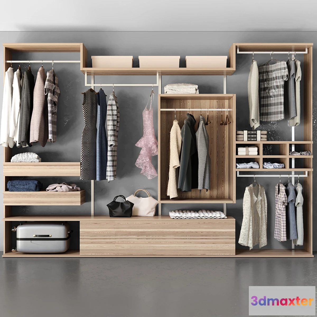 1458424 - A wardrobe 3D Max