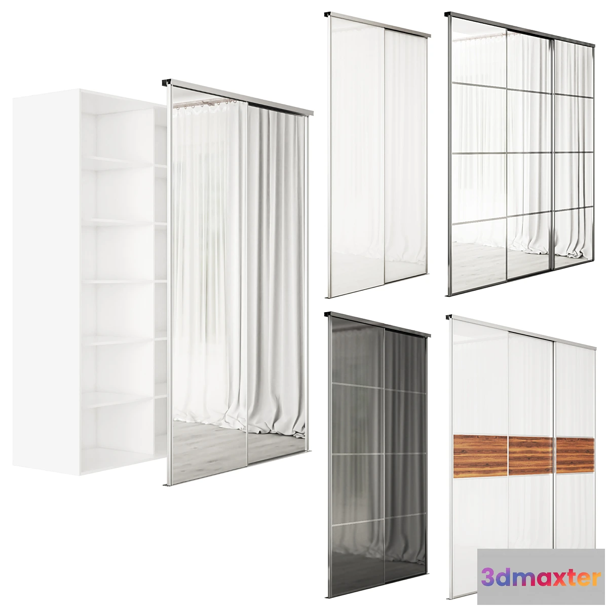 1459656 - Sliding Wardrobe System 3D Max