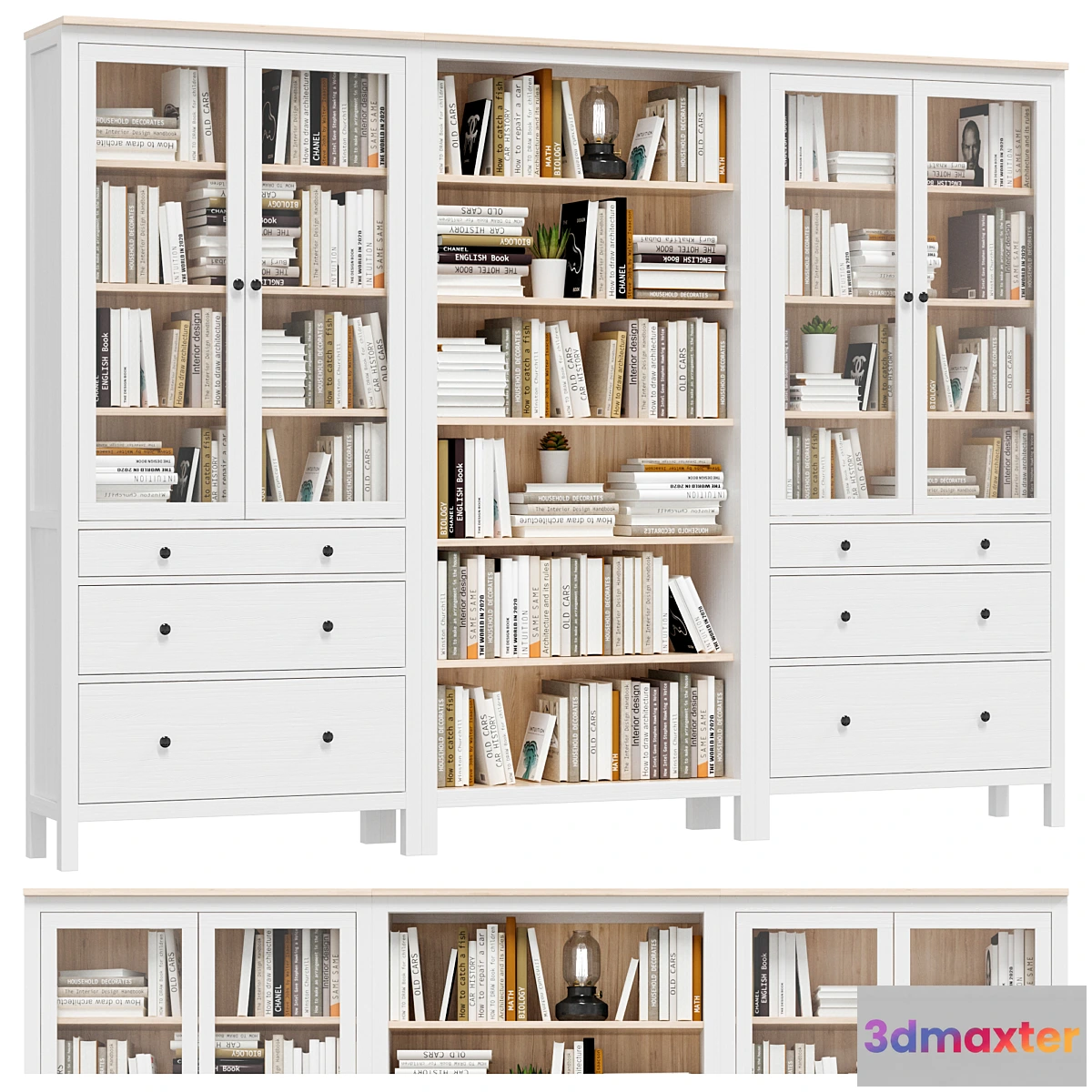 1461442 - IKEA - HEMNES 3D Max