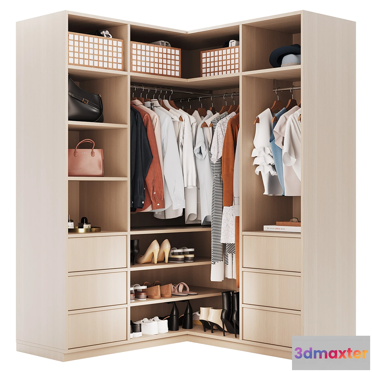 1462224 - Corner wardrobe 3D Max