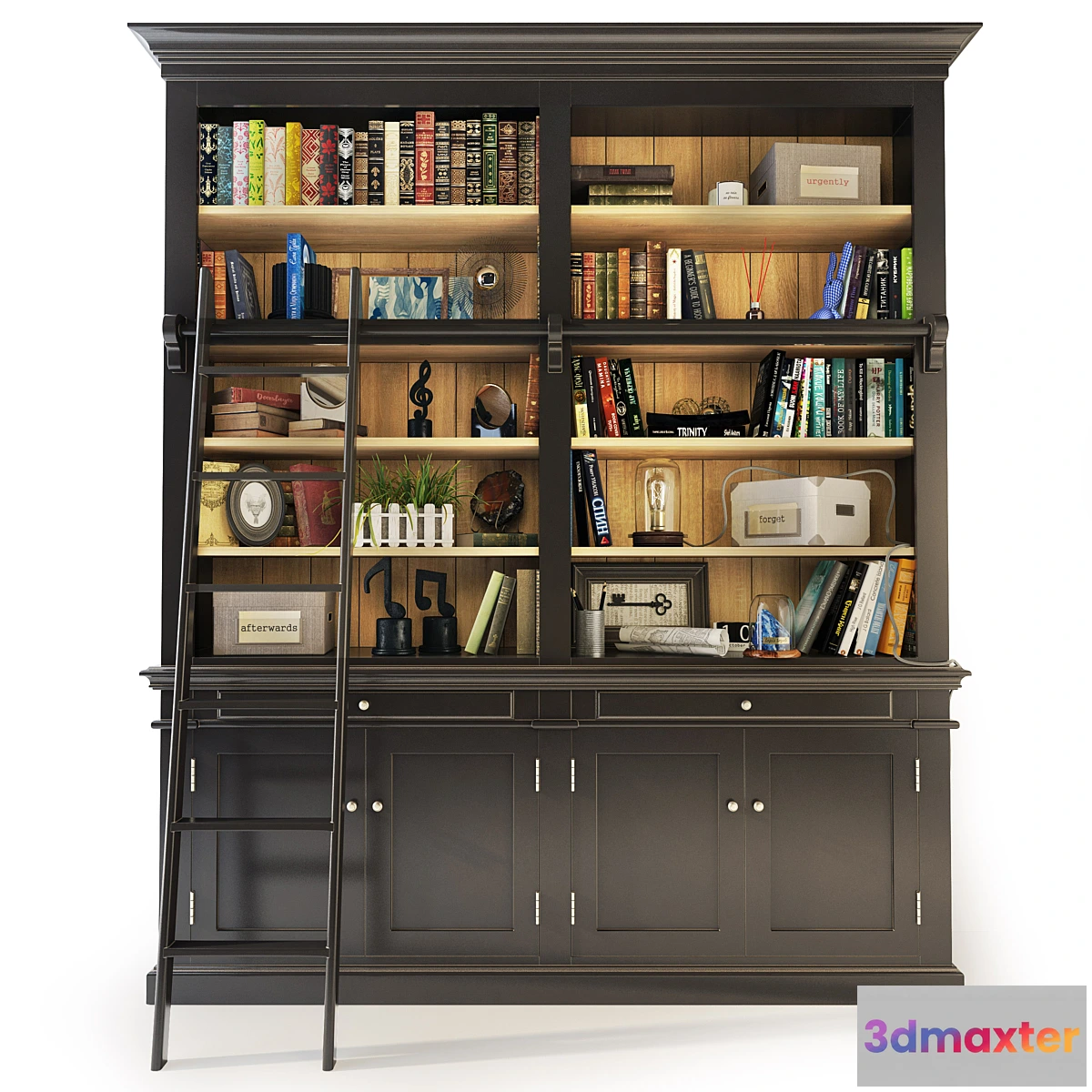 1462582 - Bookcase library Versailles. Maisons du monde 3D Max