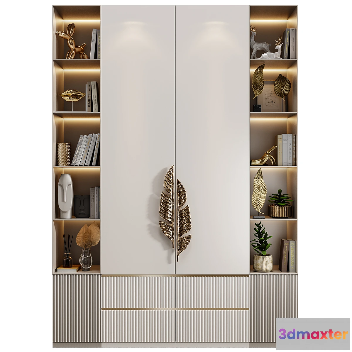 1462740 - Neoclassical wardrobe 10 3D Max
