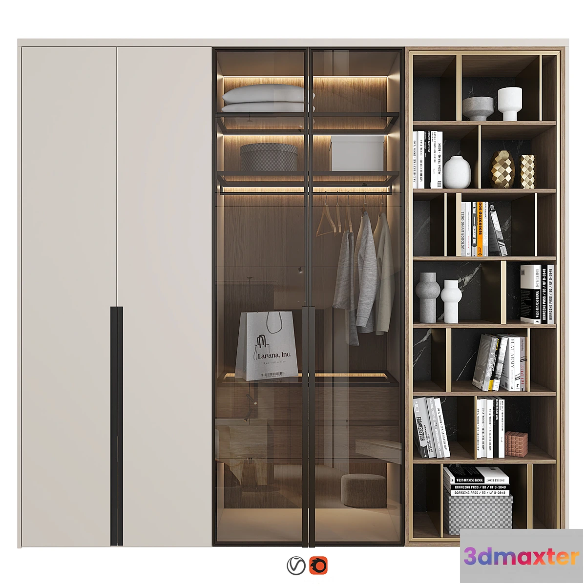 1463218 - Furniture composition 92 3D Max