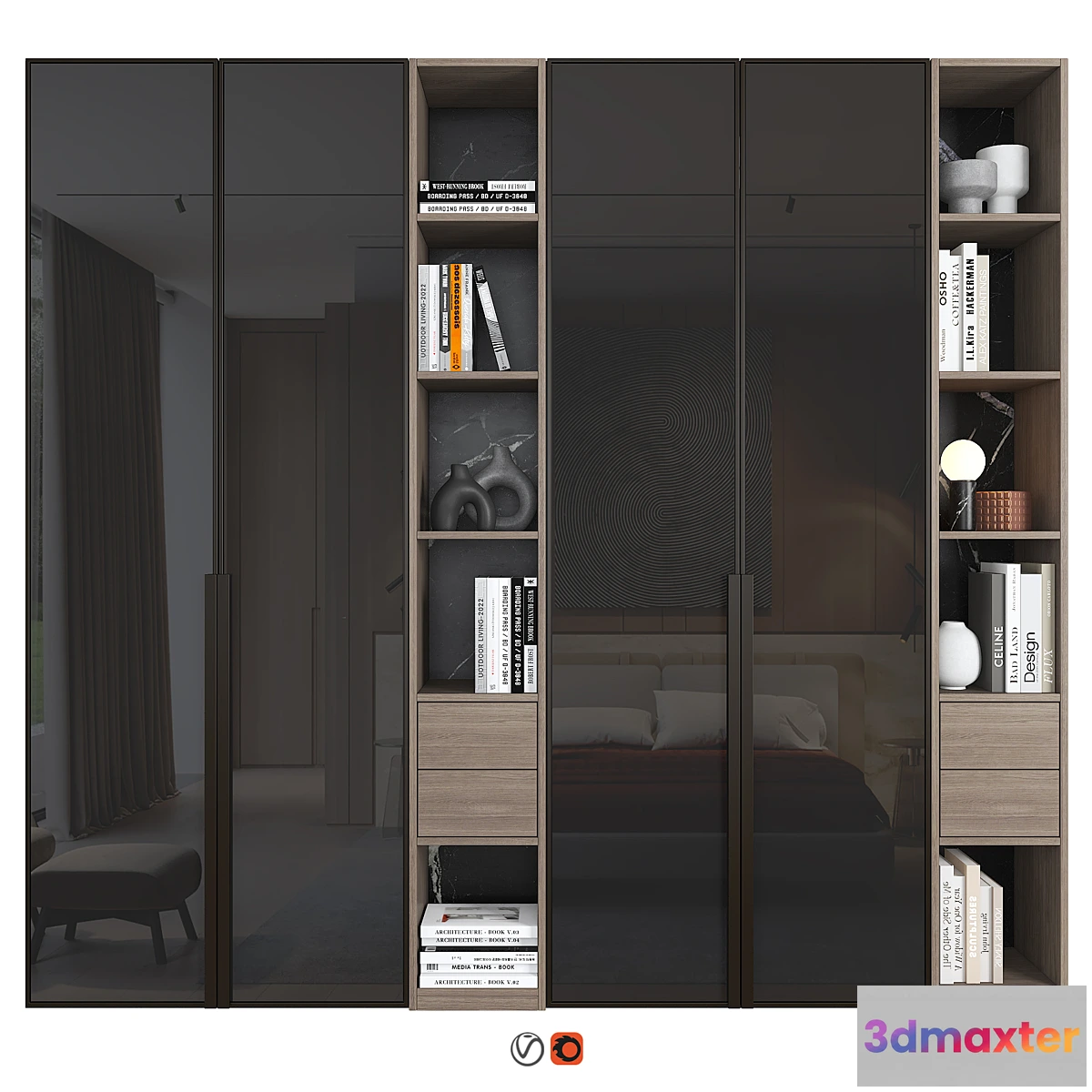 1463994 - Glass Furniture Composition 161 3D Max