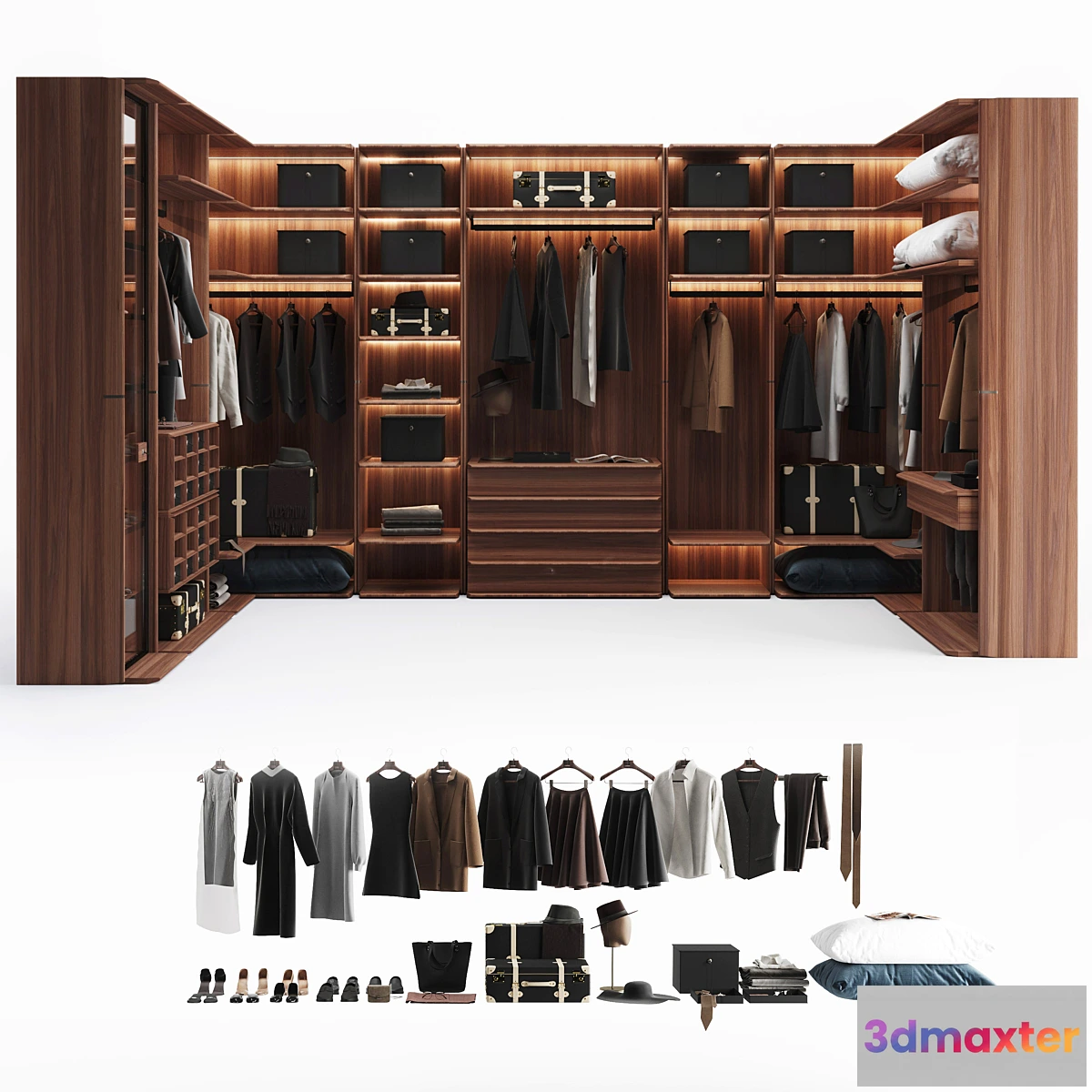1464762 - Porada My suite wardrobe 3D Max