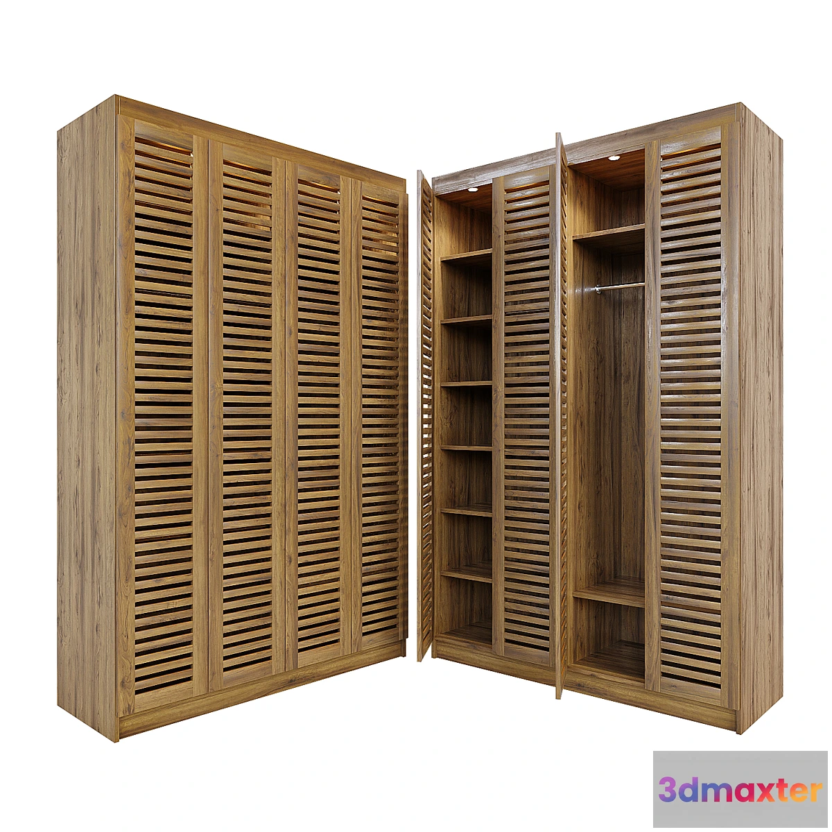 1465532 - Wardrobe with lattice facades 3D Max
