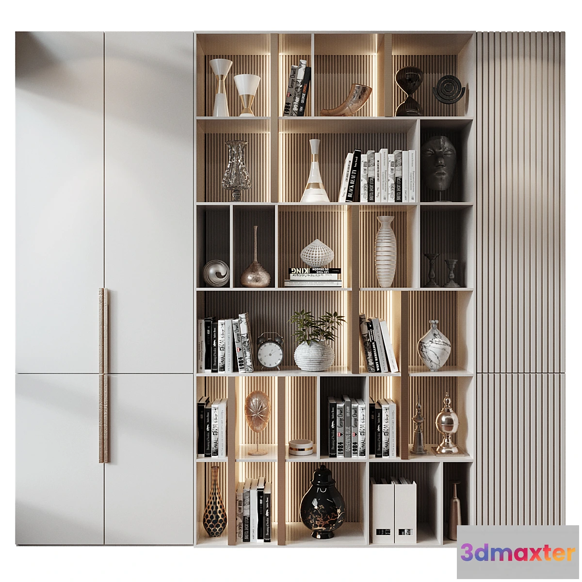 1465536 - Furniture composition MLK-28 3D Max