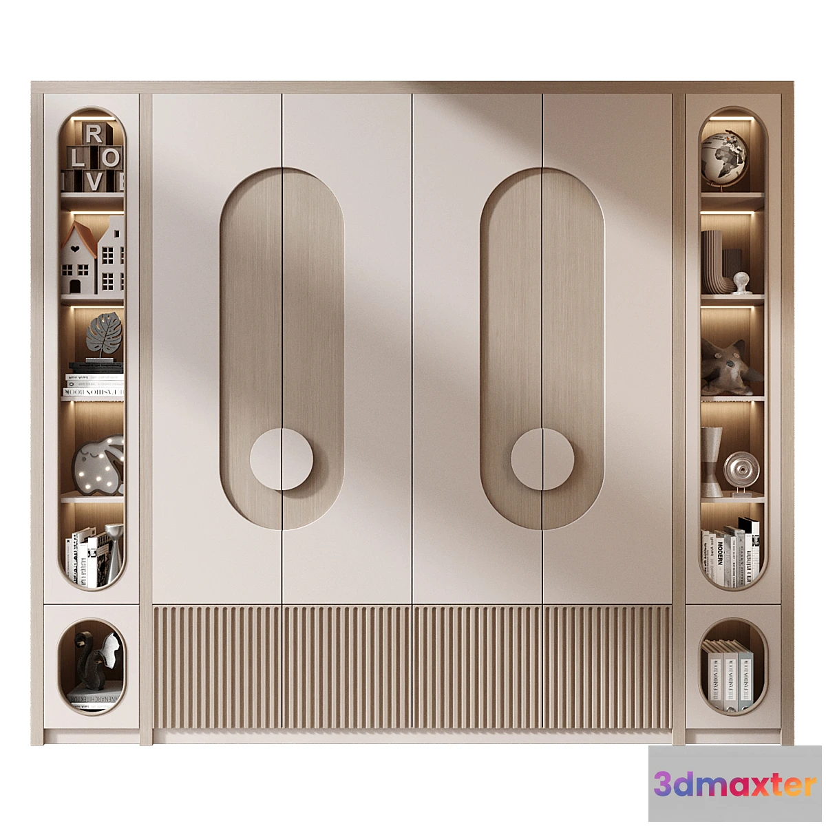 1471080 - Furniture composition GHS-2551 3D Max