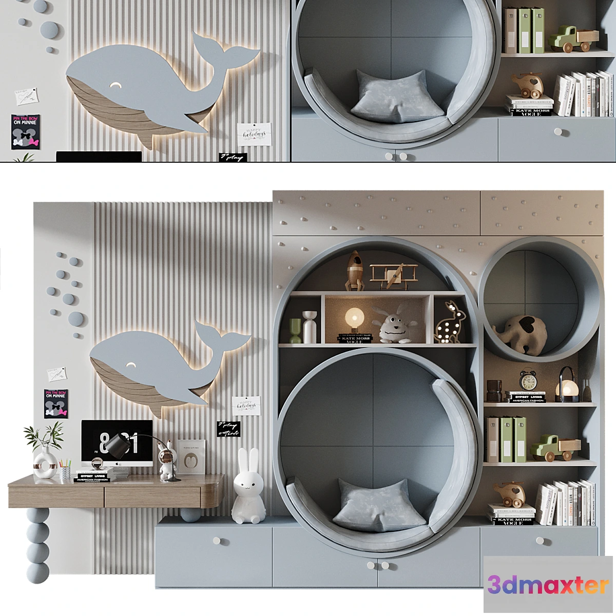 1472536 - Furniture composition 772 3D Max